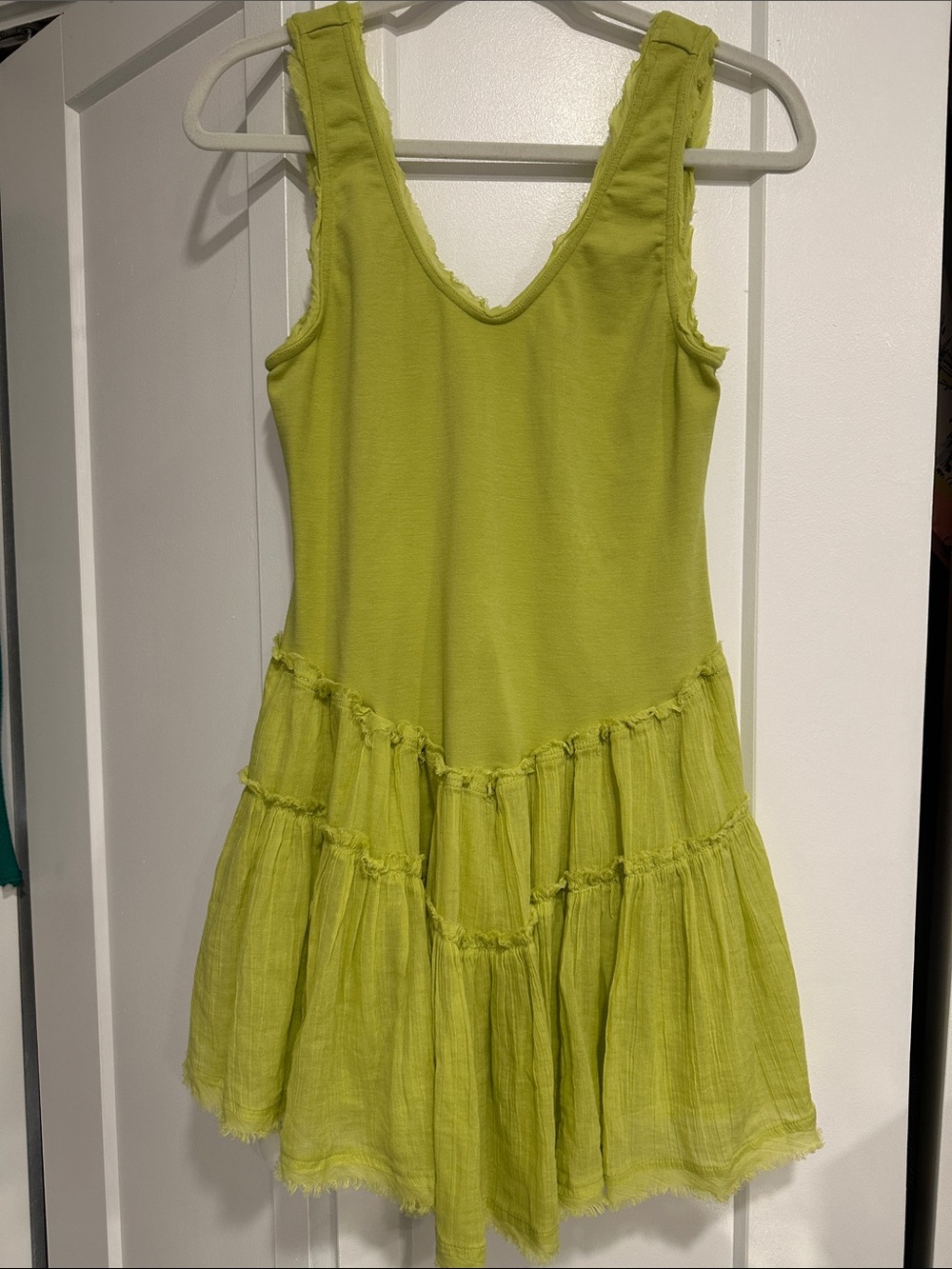 Free People Izi Drop-Waist Mini Dress - Sz M - Picture 6 of 8